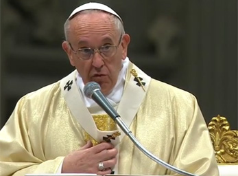 Papst Franziskus / screenshot ctv Gottesdienst im Petersdom